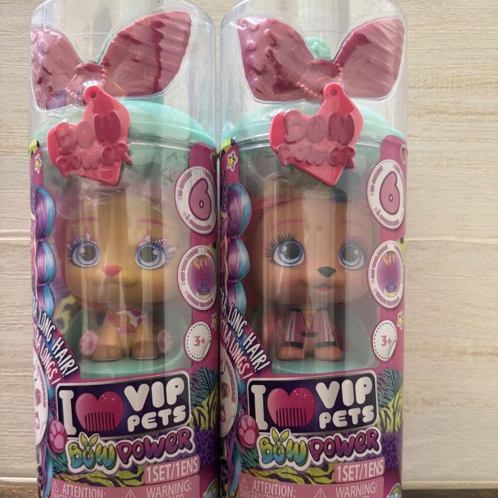 I LOVE VIP PETS Bow Power Shiara and Aurora Doll Series 6